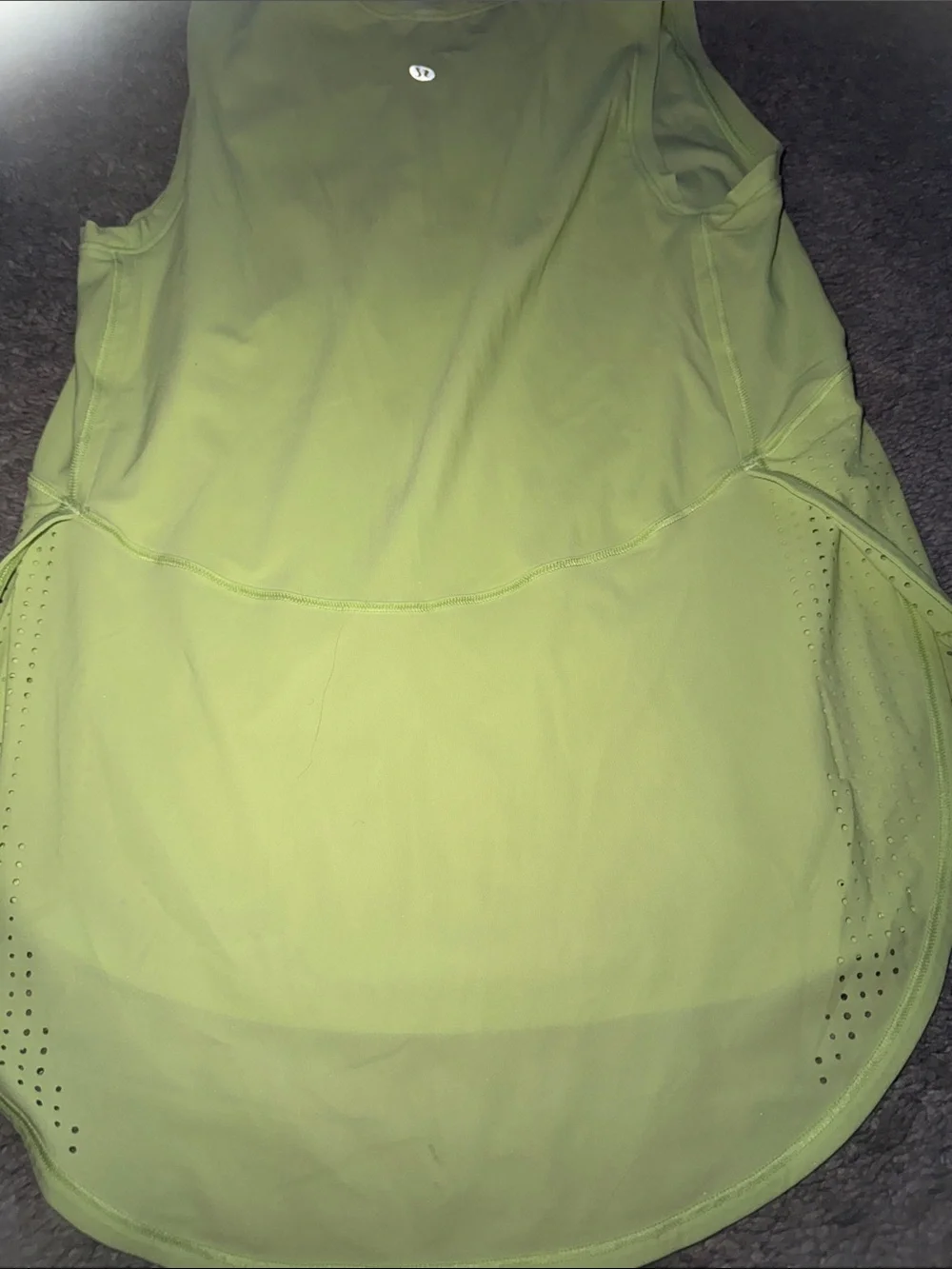 lululemon athletica Neon Yellow Sleeveless Performance Tank